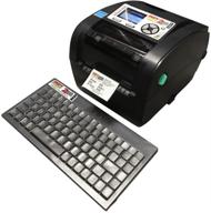 🔧 oil change reminder printer system kit with 1000 stickers and ink ribbon - enhance your seo logo