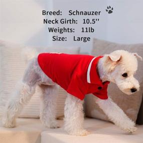 img 3 attached to 🐶 Ispet Dog Shirts: Stylish and Comfy Cotton Polo T-Shirts for Small to Medium Dogs