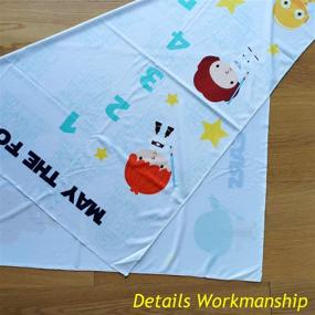 img 1 attached to 📷 Baby Monthly Milestone Blanket | Star Wars-themed Baby Blanket for Picture Perfect Moments
