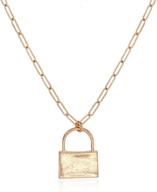 pomina pendant necklace padlock padlock_worn logo