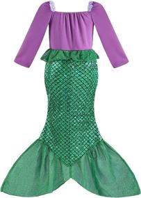 img 3 attached to 👑 ALIZIWAY Princess Birthday Halloween Costumes: Dress Up & Pretend Play for Magical Fun!