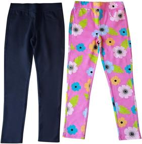 img 2 attached to Just Love 29614 10195 10 12 Jeggings Leggings Girls' Clothing