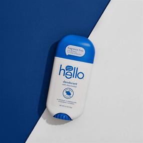 img 2 attached to 🌿 Hello Shea Butter Fragrance Free Deodorant: Aluminum-Free, Paraben-Free, 24-Hour Protection for Women + Men - 2.6 Oz, Unscented - Pack of 1, 31.2 Oz.