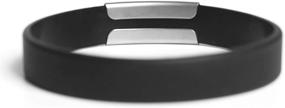 img 1 attached to MZZJ Engraved Medical Health Alert Safety ID Bracelet - Silicone Rubber & Stainless Steel Plate, Multiple Sizes & 14 Colors