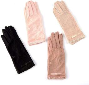 img 1 attached to Womens Protection Driving Gloves Anti Skid Women's Accessories and Special Occasion Accessories