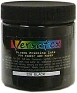 🖤 versatex screenprinting ink black - 4oz by jacquard - ideal for paper and fabric logo