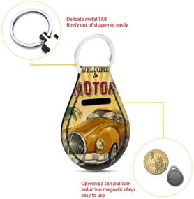 img 1 attached to High-Quality Belidome Skull Car 🔑 Key Chain with Sturdy Metal Ring