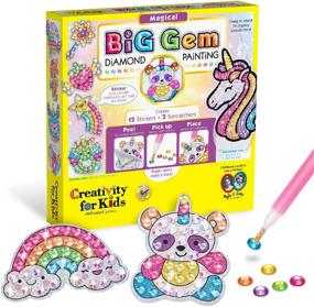 img 4 attached to Diamond Painting Kit for Kids by Creativity Kids