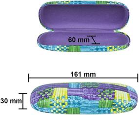 img 1 attached to Твердые футляры для очков Оправы Солнцезащитные очки
