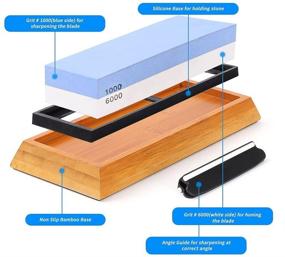 img 3 attached to Whetstone Corundum Sharpening Slip Resistant Sharpener