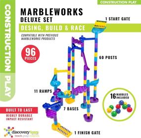 img 3 attached to 🔮 MARBLEWORKS Deluxe Marble Set by Discovery Toys