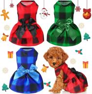 christmas buffalo bowknot princess pattern logo