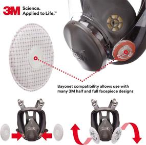 img 2 attached to 🌬️ Defend and Breathe Easy with 3M Advanced Particulate Respiratory Protection