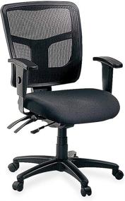 img 4 attached to Lorell Managerial Mid Back Chair X23 1 Furniture