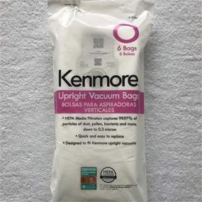 img 2 attached to Kenmore 53294 Style O HEPA Cloth Vacuum Bags for Kenmore Upright Vacuum Cleaners - Pack of 6 Bags (NEW!)