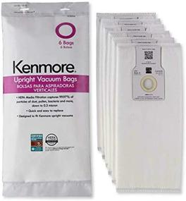 img 4 attached to Kenmore 53294 Style O HEPA Cloth Vacuum Bags for Kenmore Upright Vacuum Cleaners - Pack of 6 Bags (NEW!)