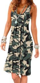 img 1 attached to 👗 Jouica Women's Floral Sundress Dresses - Clothing and Swimsuits & Cover Ups for Women