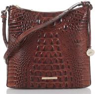 brahmin womens katie pecan size logo