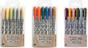 img 1 attached to 🖍️ Ranger Tim Holtz Distress Crayons Set Bundle 18: Sets 8, 9, 10