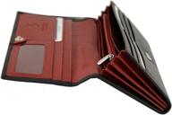 👜 quality leather wallet clutch by visconti - essential travel accessories logo