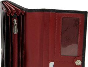 img 1 attached to 👜 Quality Leather Wallet Clutch by Visconti - Essential Travel Accessories