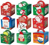 🎄 delightful christmas candy treat boxes: perfect xmas eve party favor logo