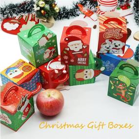 img 3 attached to 🎄 Delightful Christmas Candy Treat Boxes: Perfect Xmas Eve Party Favor