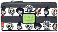 💼 loungefly beetlejuice chibi aop wallet: stylish and playful must-have accessory! logo