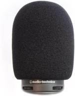 at2020 foam windscreen vocalbeat microphone logo