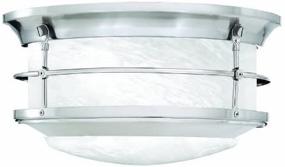 img 2 attached to 💡 SL928378 Newport Outdoor Ceiling Light by Thomas Lighting - Brushed Nickel Finish