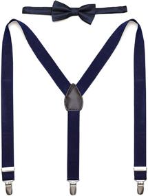 img 4 attached to Kid Me Adjustable Suspenders: Stylish Accessories for Toddler Boys
