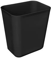 nipogear 3.5 gallons trash can - efficient wastebasket for desk, kitchen, home, office (black, fits under desk) logo