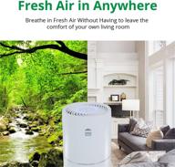 🌬️ wbm smart hepa filter air purifier: powerful, quiet & effective room cleaner for virus, bacteria, pollen, smoke, dust & more! logo