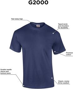 img 2 attached to Gildan G2000 Cotton T Shirt 2 Pack Men's Clothing for T-Shirts & Tanks