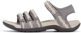 img 3 attached to 👟 Ultimate Comfort and Style with Viakix Women's Hiking Sandals