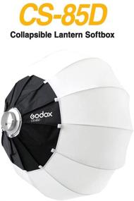 img 2 attached to Godox CS-85D Lantern Softbox: Premium Soft Light Modifier for Godox SL-60W, SL150W II, FV150 & More Bowens Mount Lights