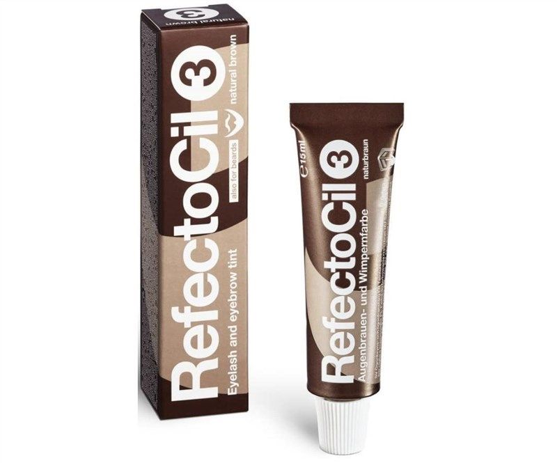 refectocil black natural brown cream 로고