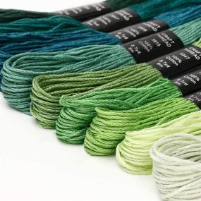 img 3 attached to 🧵 Maydear Embroidery Floss: Premium Cotton Thread for Friendship Bracelets & DIY Crafts - 50 Skeins Embroidery Floss Kit