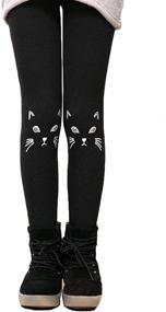 img 2 attached to 👧 Girls' Clothing and Leggings: Govc Winter Elastic Stretchy Leggings