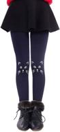 👧 girls' clothing and leggings: govc winter elastic stretchy leggings logo