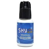 💪 super strong sky d eyelash extension glue 5ml - professional black bonding adhesive for long lasting semi permanent individual lash extensions - fast drying/extended retention - shop now! logo