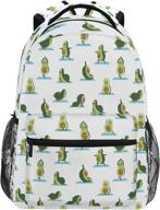 oarencol avocado backpack bookbag daypack logo