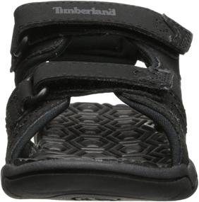 img 3 attached to 👦 Разжигайте бескрайний потенциал с детской обувью Timberland Adventure Toddler Blackout Boys - идеально подходит для походов на природу!