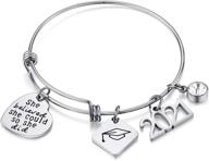 🎓 ivyanan jewellery 2021 charm bracelet: perfect adjustable bangle graduation gift for women, girls, and friends logo