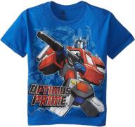 👕 boys' clothing: transformers little optimus t shirt in heather - top quality tops, tees, and shirts logo