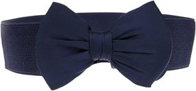 img 2 attached to Stylish Bowknot Waistband: The Perfect Accessory for Women's Belts