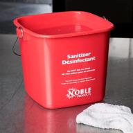 small sanitizing buckets cleaning quart logo