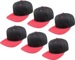 img 1 attached to Простые регулируемые бейсбольные мячи Gelante с застежкой Snapback