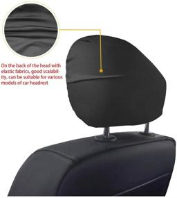 img 1 attached to HUISEFOR Headrest Interior Protector Universal