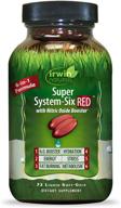 system six booster irwin naturals soft gels logo